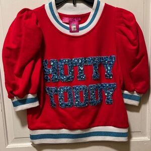 QUEEN OF SPARKLES OLE MISS 'HOTTY TODDY’ TOP